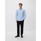Reserved Slim košulja od egipatskog pamuka - bljedoplavo | shoptok.hr