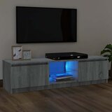 TV ormarić s LED svjetlima boja hrasta sonome 120x30x36 cm | Eponuda.ba