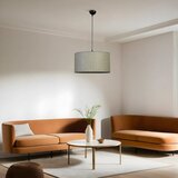 Opviq bambu 06 abajurlu tekli Sarkıt avize greyblack chandelier Cene