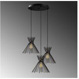 Opviq lights luster Kirpi-3085, 63x63 cm, 3xE27, 40W, crni | Eponuda.ba