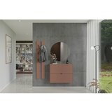 Germania Smeđi preklopni/viseći ormarić za cipele u dekoru hrasta 100x83x18 cm Ameca – | shoptok.hr