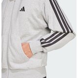 Adidas Športna jopa na zadrgo 'Essentials French Terry' svetlo siva / črna | Shoptok.si