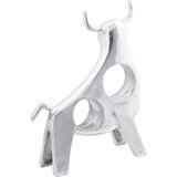 vidaXL Skulptura Srebrna Aluminij 22 x 9.5 x 34 cm Super zasnova | Shoptok.si