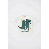 Defacto Baby Boy Animal Pattern Short Sleeve T-Shirt Cene