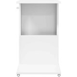  Bocni stol s kotačem Bijelo 40 x 35 x 60 cm Konstruirano drvo | shoptok.hr