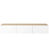Hanah home tv polica francy 180 sapphire oak white