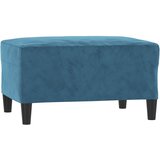  3-dijelni set sofa s jastucima plavi baršunasti Plava | Shoptok.si