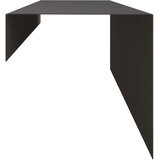 Profil za rubove vrta 2 kom. 100 x 15 x 15 cm Čelik Crna Slike
