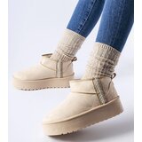 Gemre Beige platform snow boots Dennison | shoptok.hr