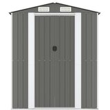  Vrtno spremište svjetlosivo 192x440x223 cm pocinčani čelik | shoptok.hr