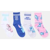 Sinsay Duge Čarape s Printom Stitch, 4 kom | shoptok.hr