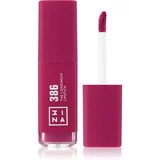 3INA The Longwear Lipstick dolgoobstojna tekoča šminka odtenek 386 - Bright berry pink 6 ml