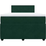  Krevet box spring s madracem tamnozeleni 120x190 cm baršunasti | shoptok.hr