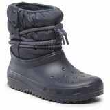 Crocs Škornji za sneg Classic Neo Puff Luxe Boot 207312 Mornarsko modra