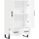  Visoka komoda bijela 69,5 x 31 x 115 cm od konstruiranog drva | shoptok.hr