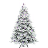 Umjetno božićno drvce s stalakom Bijelo 240 cm PE i PVC | shoptok.hr