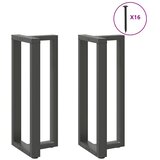 Noge za barski stol T-oblika 2 kom antracit 50x35x(100-101) cm čelik | shoptok.hr