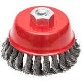 Madras doo Beograd Mašinska čelična UPREDENA četka, LONČASTA za BRUSILICU, 125mm MAGNUM | ePonuda.com