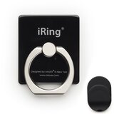 AAUXX iRing Black - 3v1 ročno varovalo, stojalo in avto nosilec za telefone in tablice črn, (21313652) Cene