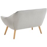 Bessagi Home dvosed monique, svetlo siva, velur | Shoptok.si