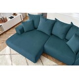 Bobochic Paris Modra žametna kotna sedežna garnitura Enjoy – | Shoptok.si