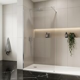 Rea Stena za prhanje Flexi Transparent / Chrome 100 | Shoptok.si