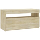 Maison Chic TV omarica - TV stojalo - Televizijska omarica z LED lučkami sonoma hrast 75x35x40 cm, (21698976) Cene