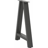  Noge za blagovaonski stol A-oblika 2 kom antracit 60 x (72-73) cm čelik | shoptok.hr