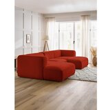 Bobochic Paris Opečnato oranžna kotna sedežna garnitura Zephyr – | Shoptok.si
