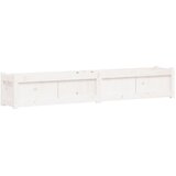  Vrtna sadilica bijela 180 x 31 x 31 cm od masivne borovine | shoptok.hr