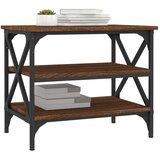  Bočni stolić boja smeđeg hrasta 55x38x45 cm konstruirano drvo | shoptok.hr