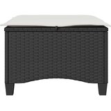  Vrtne stolice s jastucima 2 kom. Crne 55x55x36 cm Poli ratan | shoptok.hr