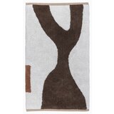 Mette Ditmer Denmark Bijeli/smeđi periv pamučan tepih 50x80 cm Figura – | shoptok.hr