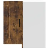  Kuhinjska stenska kotna omarica Porto dimljen hrast inž. les, (22010412) | Shoptok.si
