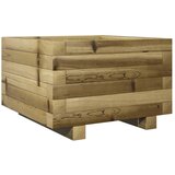 Maison Chic Vrtno cvetlično korito - Cvetlični Lonec 40x40x26,5 cm impregnirana borovina, (21789183) Cene