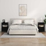  Noćni ormar Crni hrast 40 x 31 x 60 cm Konstruirano drvo | Eponuda.com