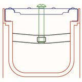 Element Pritrdilni element Wave (1 kos) | Shoptok.si