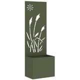  Privatnost u vrtu Rezbarija Maslinovo zelena 50 x 32 x 150 cm | shoptok.hr