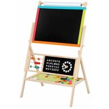 Kinder Home dečija drvena tabla sa magnetima i dodacima šarena Cene