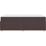  Konstrukcija postelje z vzmetnico Temno rjava 80 x 200 cm blago, (5000069798) | Shoptok.si