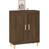  Komoda boja smeđeg hrasta 69,5 x 34 x 90 cm konstruirano drvo | shoptok.hr