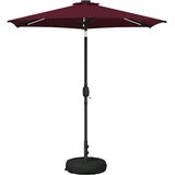 vidaXL Zunanje senčilo z LED lučmi 230 x 230 cm Poliester, (5000247989) | Shoptok.si