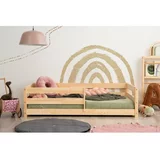 Adeko Dječji krevet od masivnog bora 80x160 cm u prirodnoj boji Mila CPD –