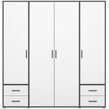 Rauch Möbel OMARA S KLASIČNIMI VRATI, siva, bela | Shoptok.si