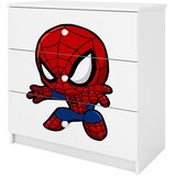  Dječja komoda - SPIDERMAN - bijela | shoptok.hr