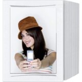 DAIBER 1x125 Passepartouts 13x18 endless, white/grey brush stroke | shoptok.hr