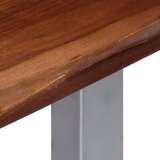  Konzolni stol 115 x 35 x 76 cm masivno drvo bagrema i željezo | Eponuda.com