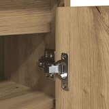 vidaXL Omarica za čevlje artisan hrast 57x34x76 cm inženirski les | Shoptok.si