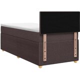  Boxspring krevet s madracem Tamno smeđa 80 x 200 cm Tkanina | shoptok.hr