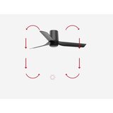 Faro 33834-Stropni ventilator MINI PUNT TUB S crna prečnik 90 cm + daljinski upravljač | Eponuda.com